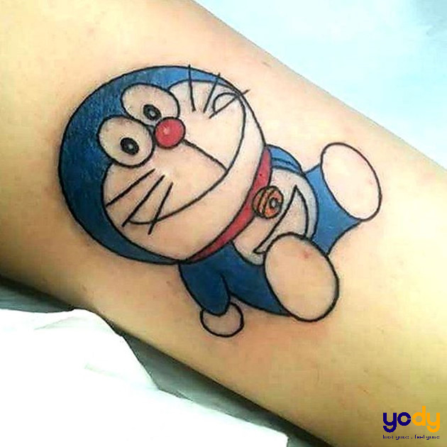 Hình xăm Doraemon đẹp nhất  thcsthptlongphueduvn