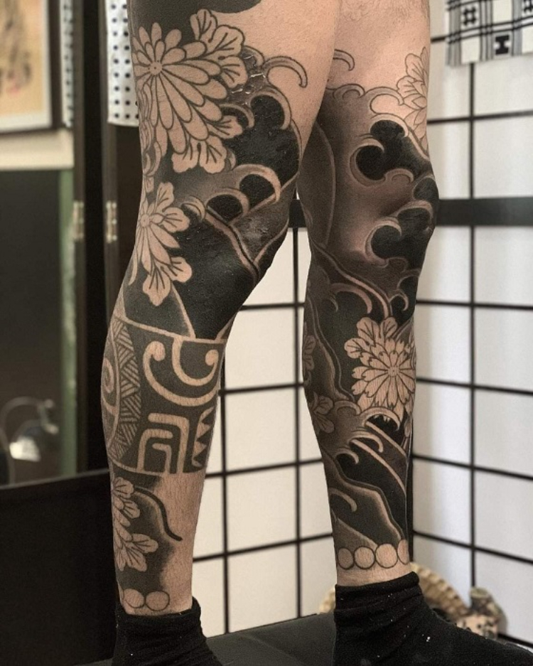 Tattoo hoa mẫu đơn phong cách độc đáo