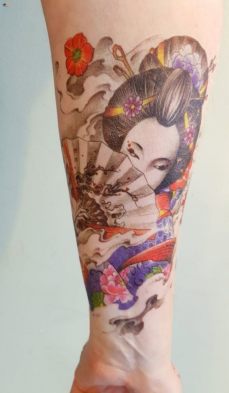 49 mẫu hình xăm và ý nghĩa cô gái Nhật Bản Geisha đẹp 2020  Tadashi Tattoo