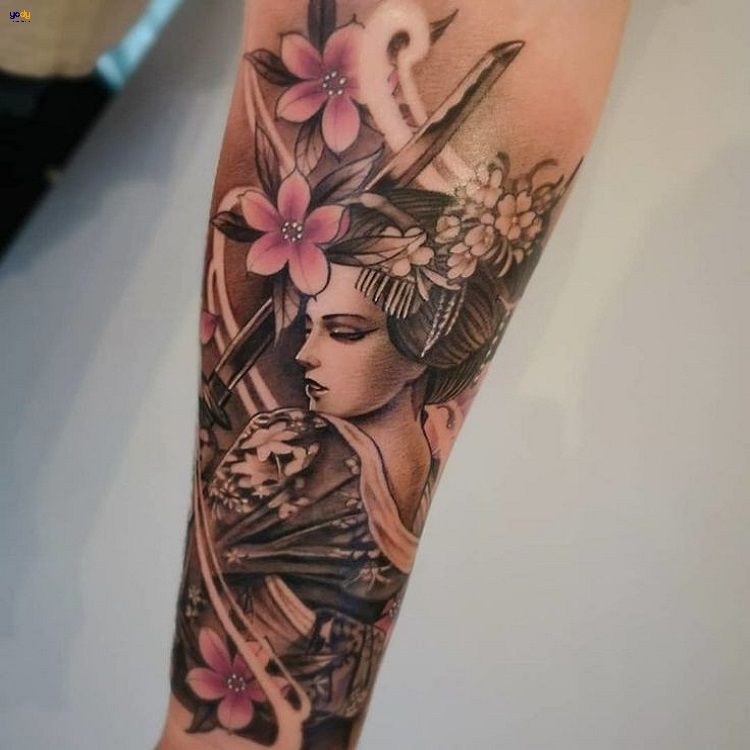 Ý Nghĩa Hình Xăm Cô Gái Nhật  Geisha  Notaati Tattoo