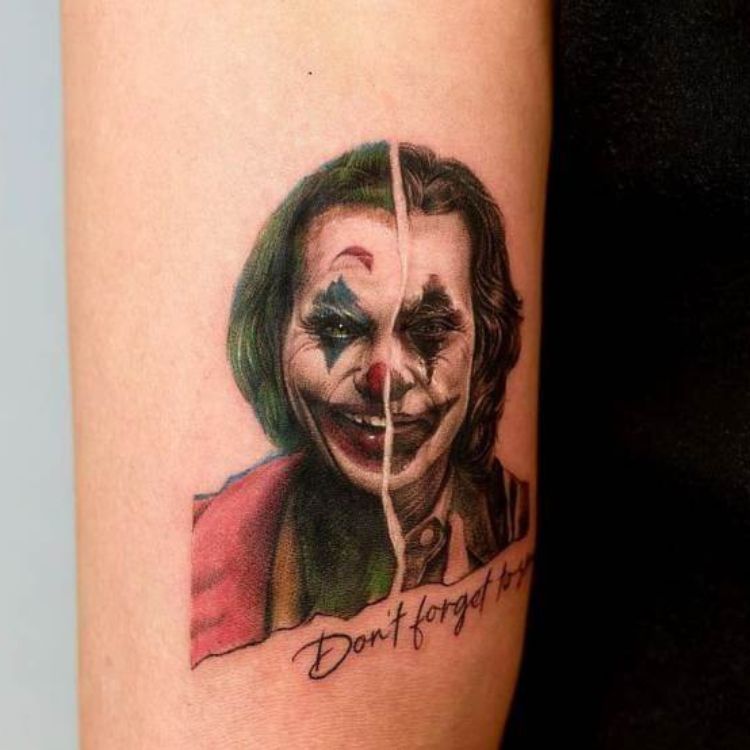 Chi tiết 55 về hình xăm của joker  cdgdbentreeduvn