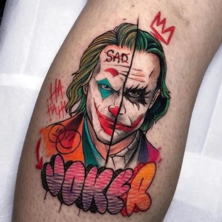 TOP 10 Hình Xăm Joker Full Lưng  HÙNG TATTOO