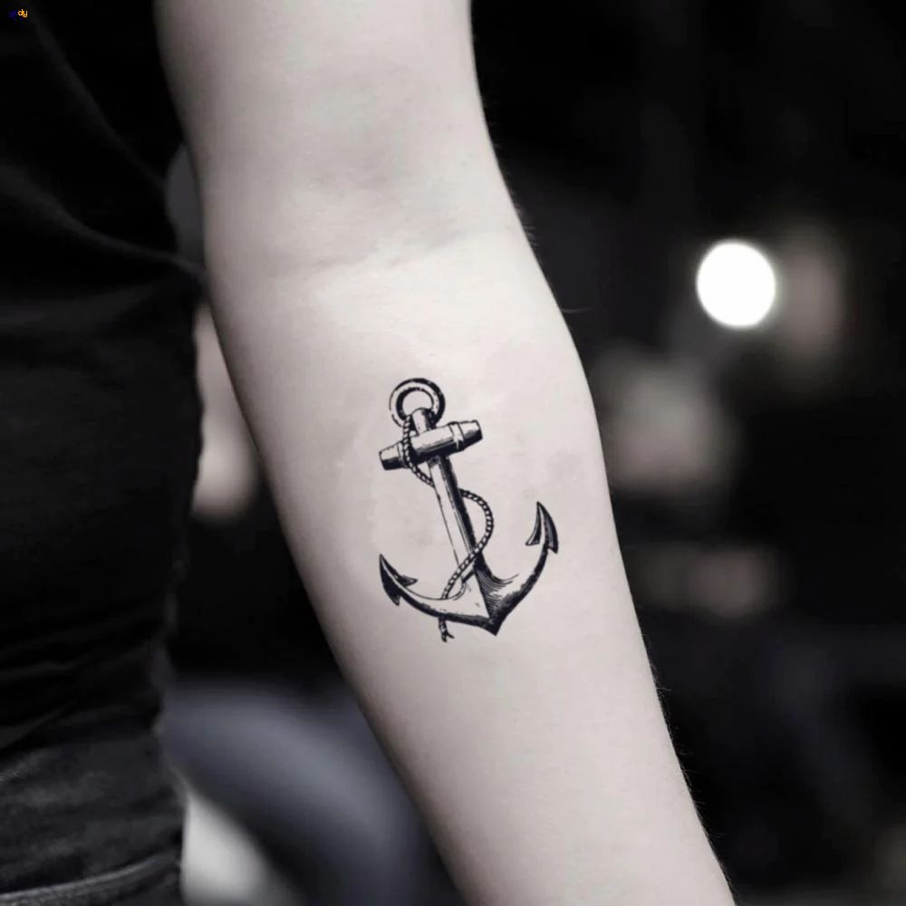 HCM][ TATTOO NỮ MINI NHỎ XINH DỄ THƯƠNG ] Hình xăm dán tatoo mỏ neo - miếng  dán hình xăm đẹp dành cho nữ | Lazada.vn