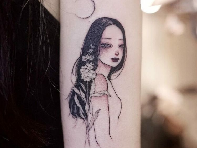 Hình xăm nhỏ ngầu