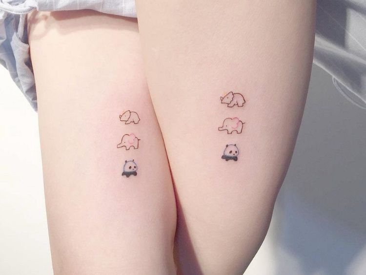 Hình xăm động vật mini