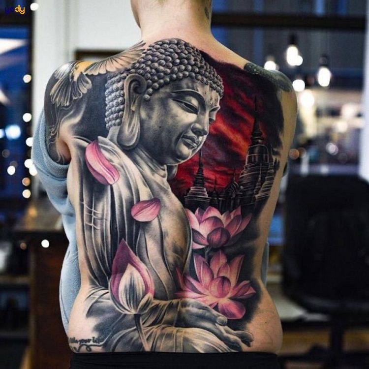 40 ý tưởng xăm hình tượng phật  Buddha Tattoo Ideas  Buddha tattoo  sleeve Buddha tattoos Best sleeve tattoos