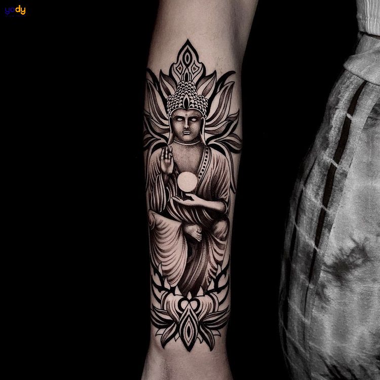 Hình Xăm Bàn Tay Đẹp Nhất  Kho Tattoo Bàn Tay Phật Mini