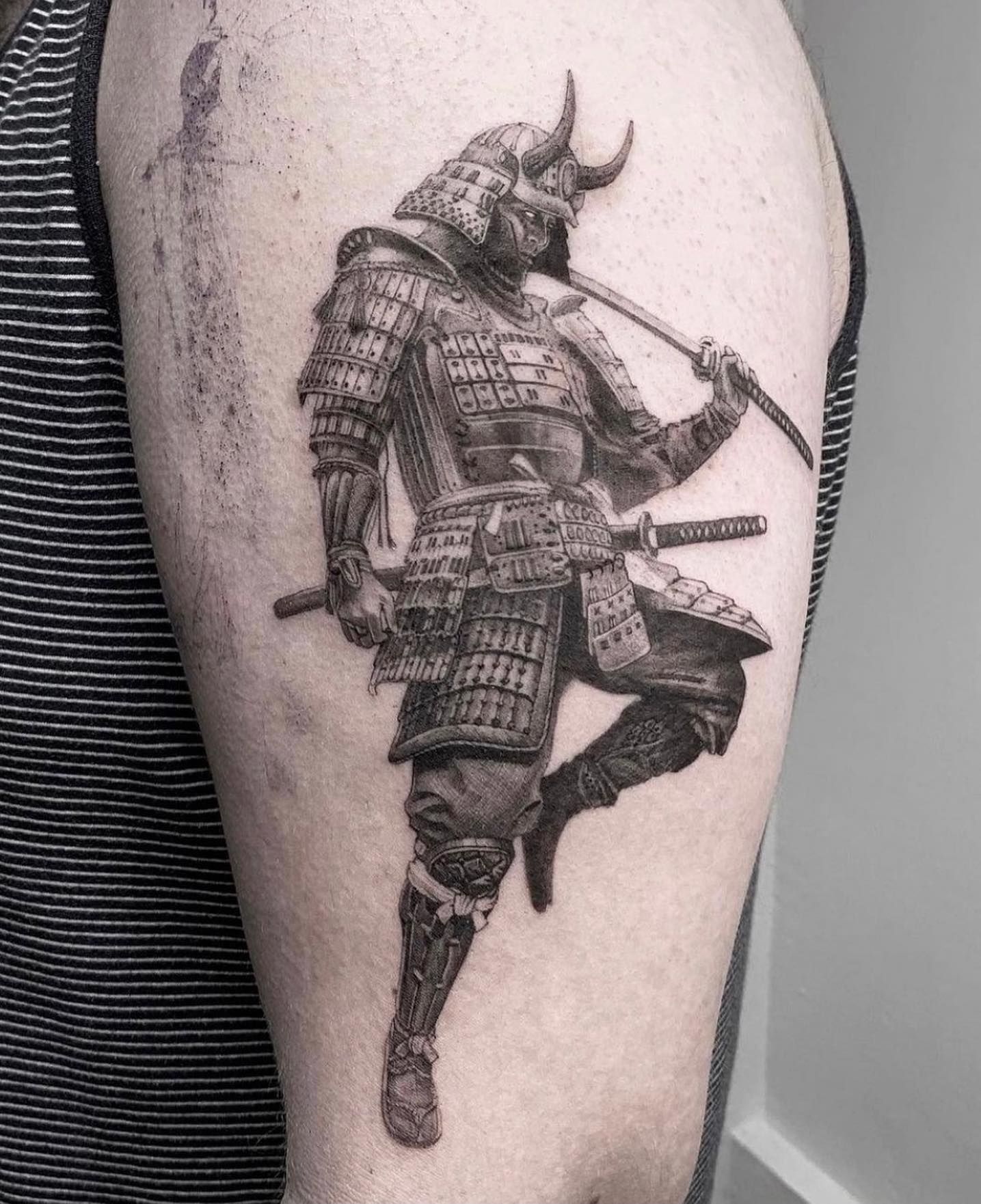 hình xăm samurai