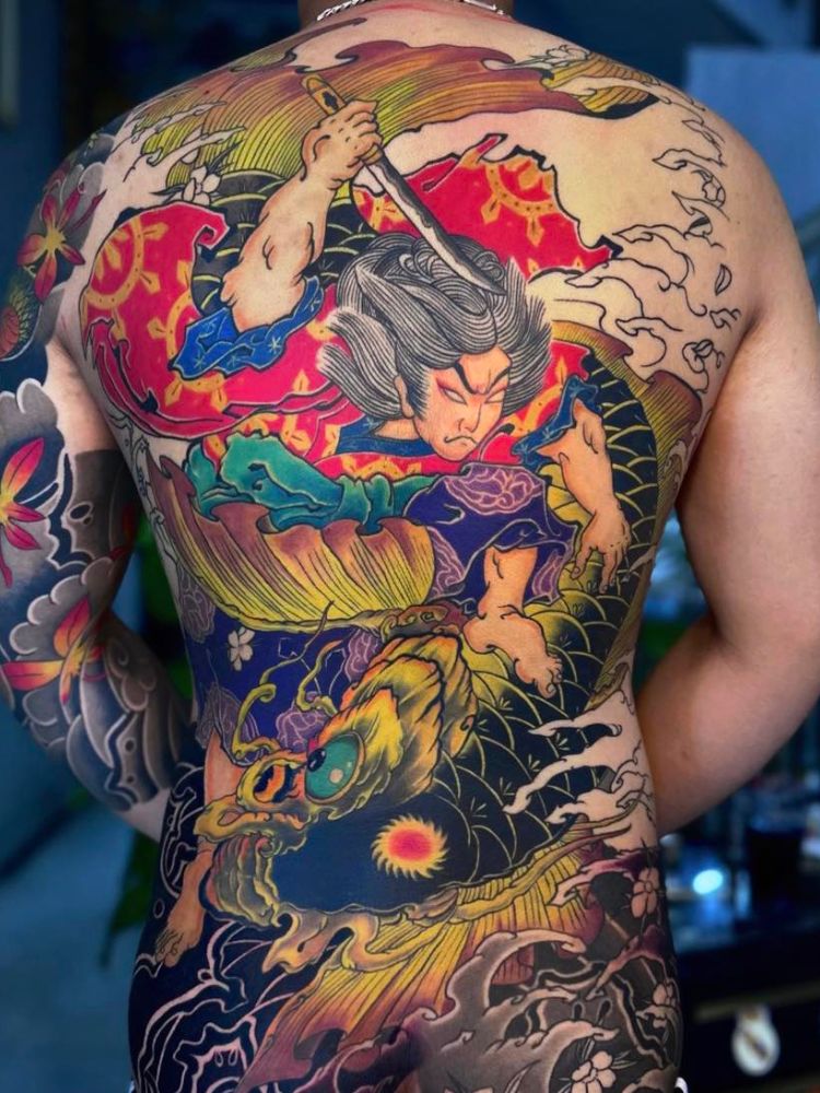 Tattoo Triệu Vân Nhật cổ cực chất