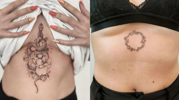 Tattoo dưới ngược nghệ thuật, cá tính