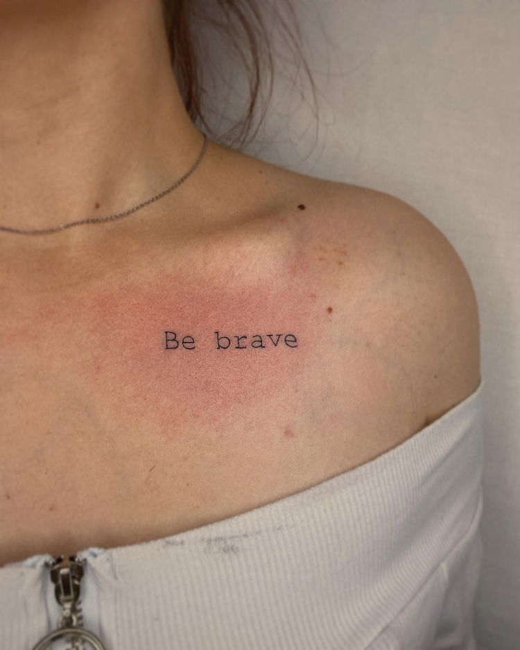 Xăm hình trước ngược nữ từ Be Brave