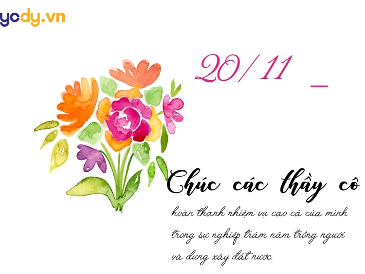 lời chúc cô giáo 20/11