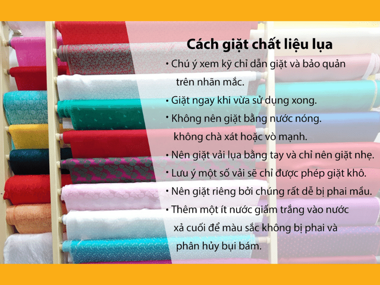 cách bảo quản lụa