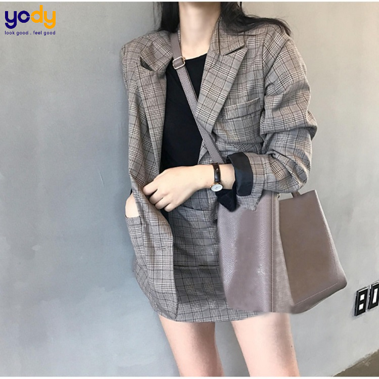 Mã T6902 Giá 1320K: Áo Khoác Nữ Hatdc Vest Kẻ Caro Hàng Mùa Xuân Thu Đông  Phong Cách Hàn Quốc Kẻ Caro Thời Trang Nữ Chất Liệu Hàng Quảng Châu Cao Cấp