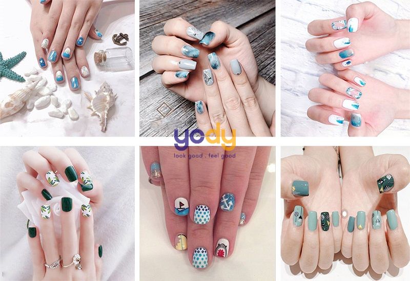 Tuyển tập mẫu nail đẹp đơn giản phù hợp móng tay ngắn dành cho các bạn gái  | Thiết kế móng tay nghệ thuật, Nail swag, Móng tay