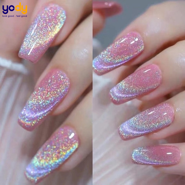 mẫu nail mắt mèo đẹp