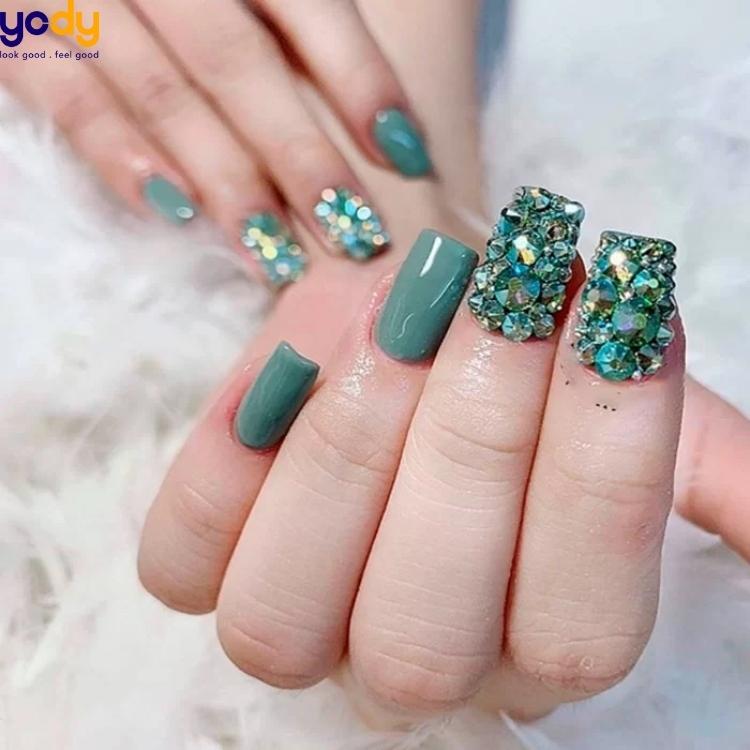 20 ý tưởng Mẫu Nail Chân Màu Xanh Lá hàng đầu trong năm 2024