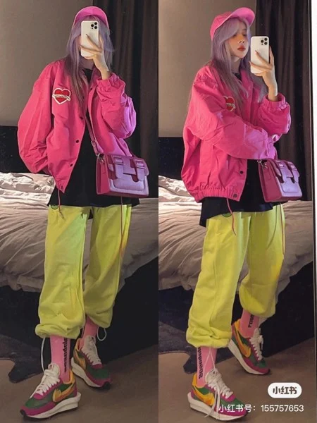 Màu neon - Bí kíp phối đồ với màu nê ông