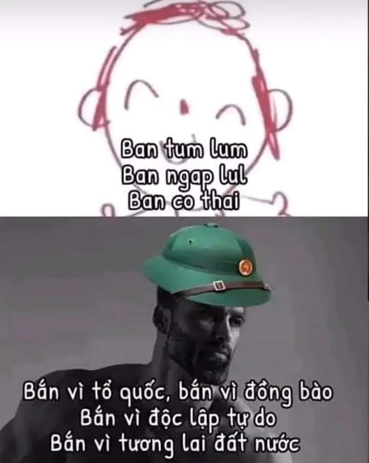 Ảnh meme hài hước về chiến chước