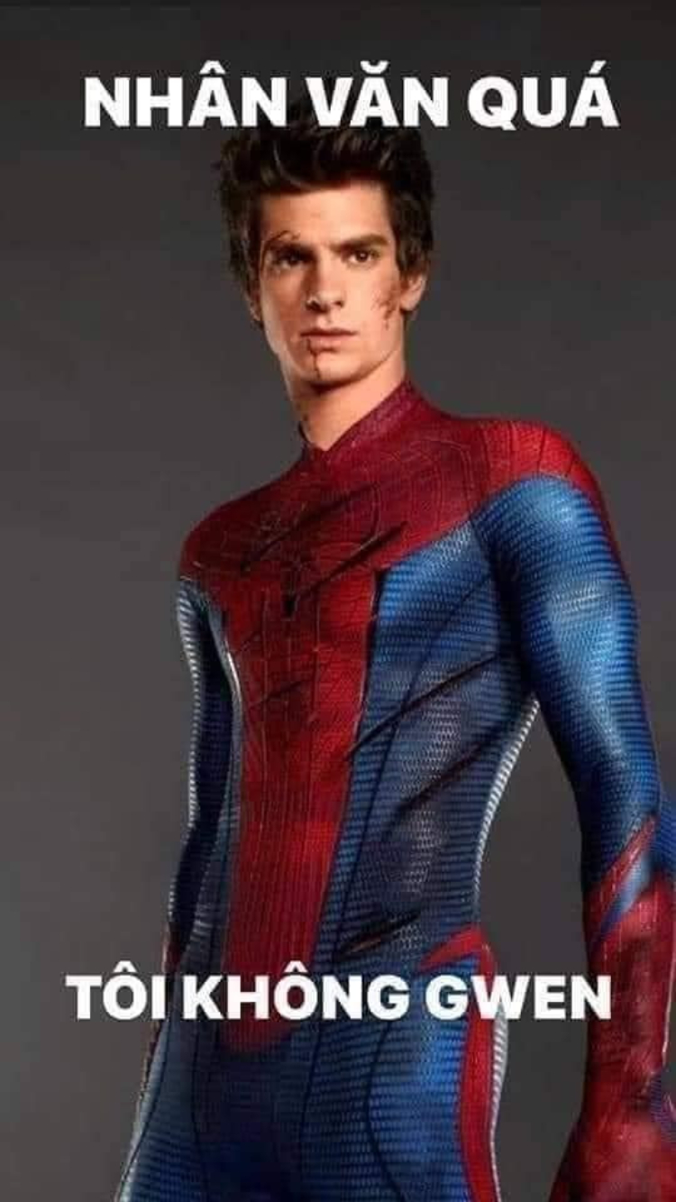 Nhân văn meme chế Spiderman