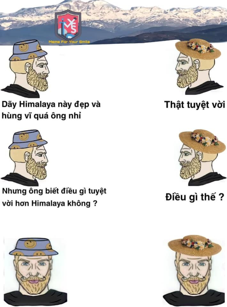 Hình meme bá đạo, cười rụng rốn