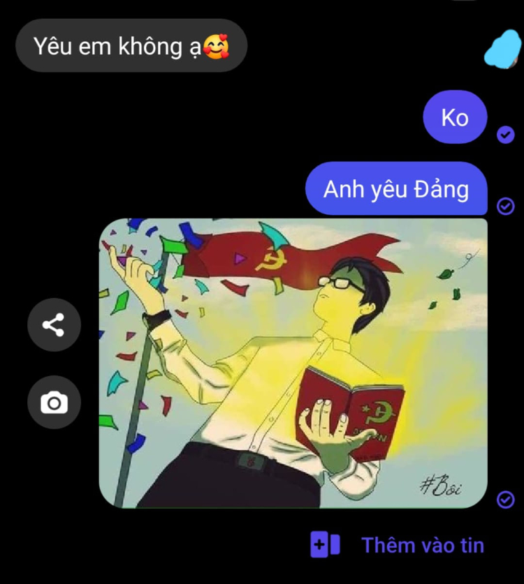 Hình ảnh meme nhân văn về tình yêu Đảng