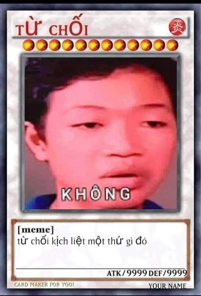 meme từ chối 