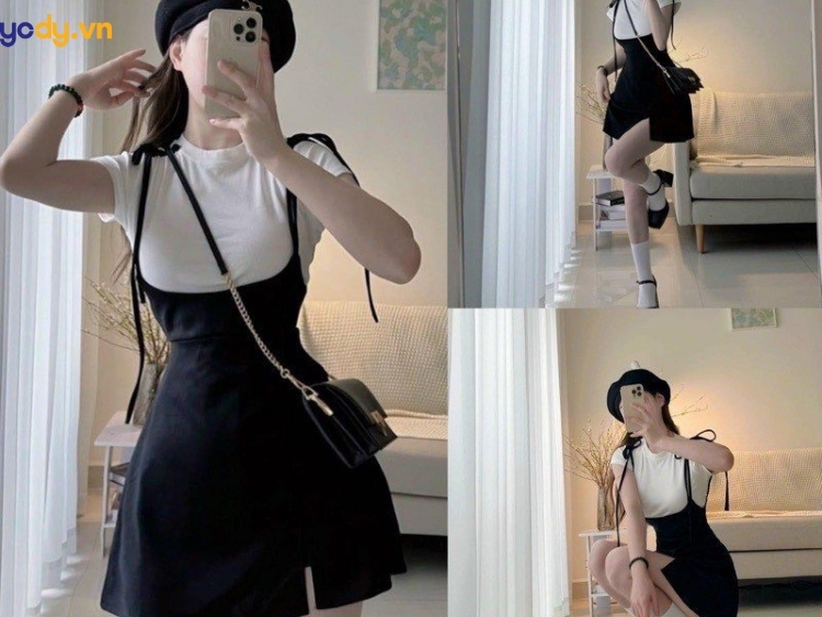 mix đồ đi biển cho người gầy