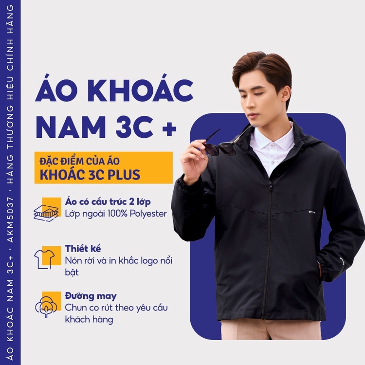 phối đồ với áo khoác gió nam