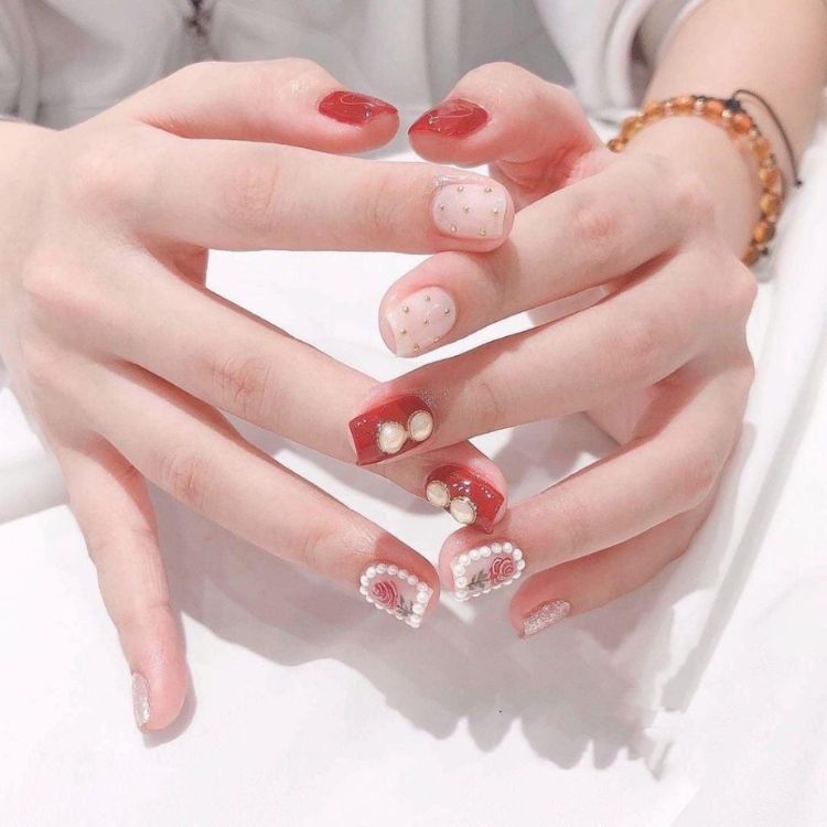 Mẫu Nail Cô Dâu Đẹp Xinh Xắn, Nhẹ Nhàng Như Nàng Tiên [mới nhất 2023] | TT  GDTX Quận 11