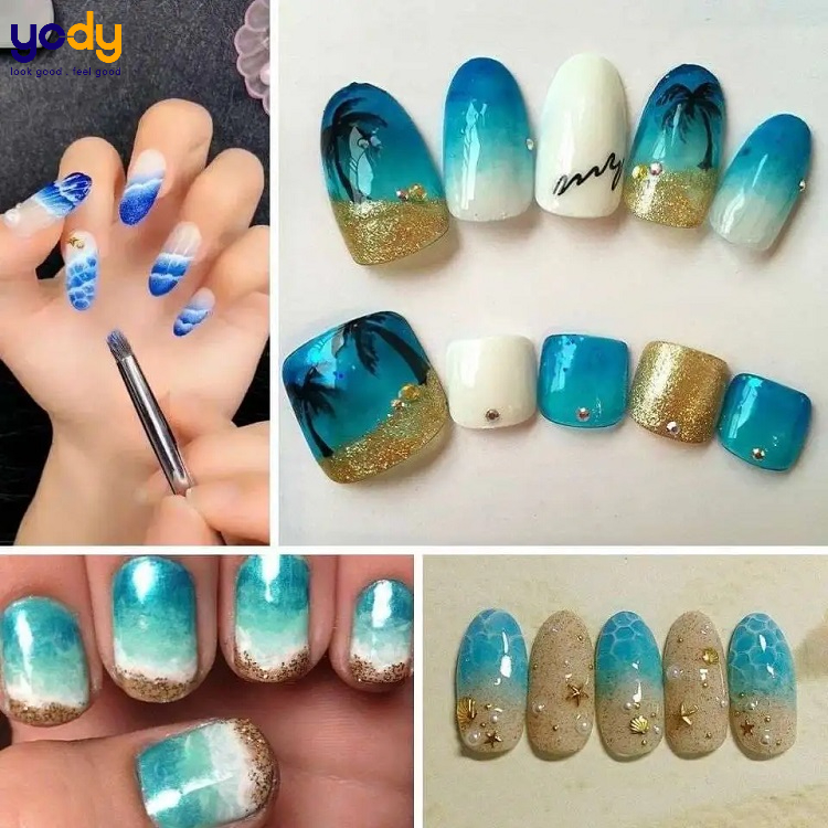 Khám phá các mẫu nail đi biển đẹp nhất cho mùa hè này