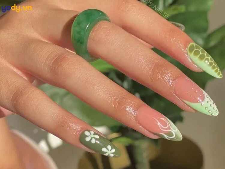 100+ Mẫu Nail hoa cúc đẹp dịu dàng cho chị em phụ nữ - Zicxa |  ไอเดียทำเล็บ, ไอเดียแต่งเล็บ, เล็บเจล