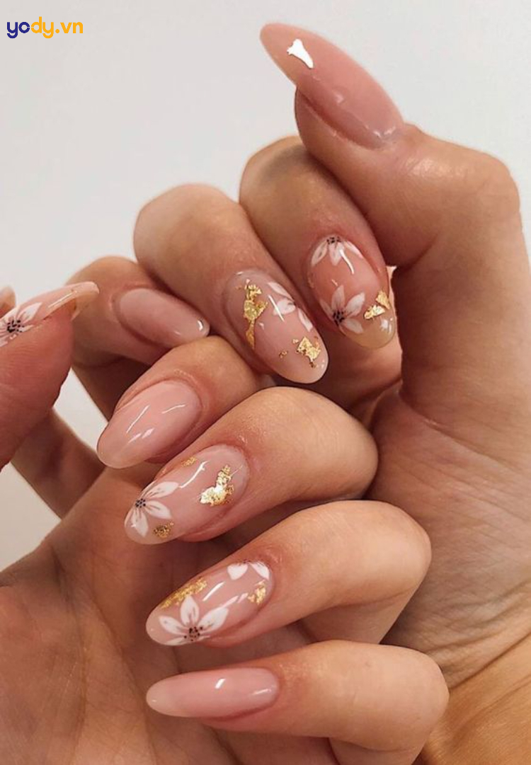 20 ý tưởng Nail Ẩn Xà Cừ Hoa Khô hàng đầu trong năm 2024