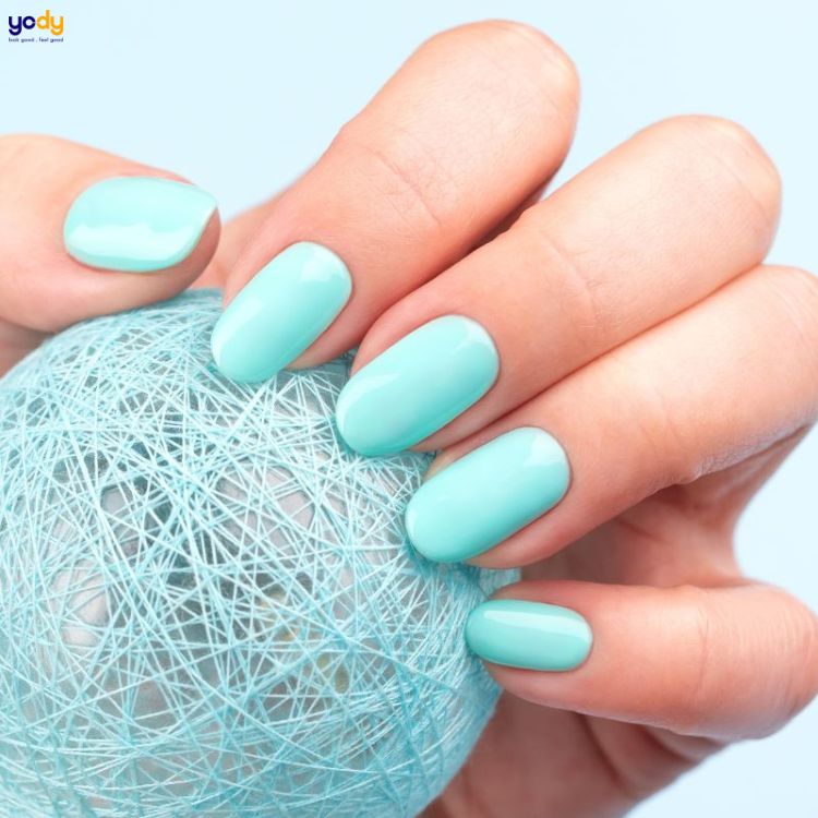 TOP 25+ mẫu nail đẹp màu xanh nhất định đẹp, cuốn hút