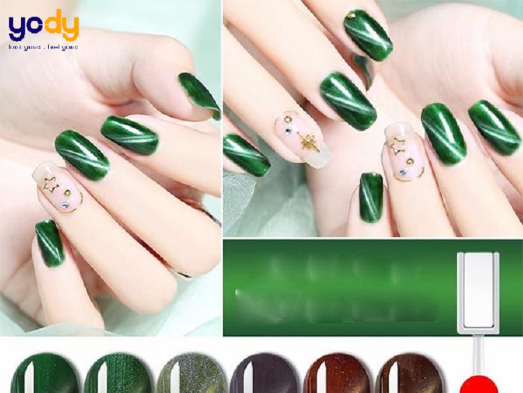 Top 15 mẫu nail màu xanh sang trọng đẳng cấp khiến chị em nức lòng