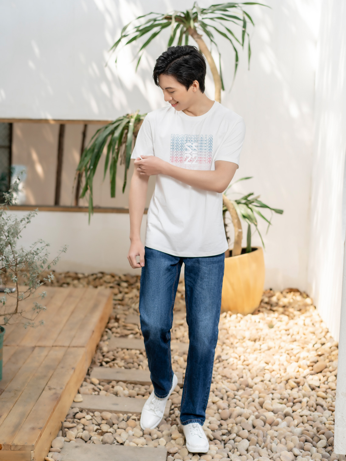 Nam gầy mặc gì