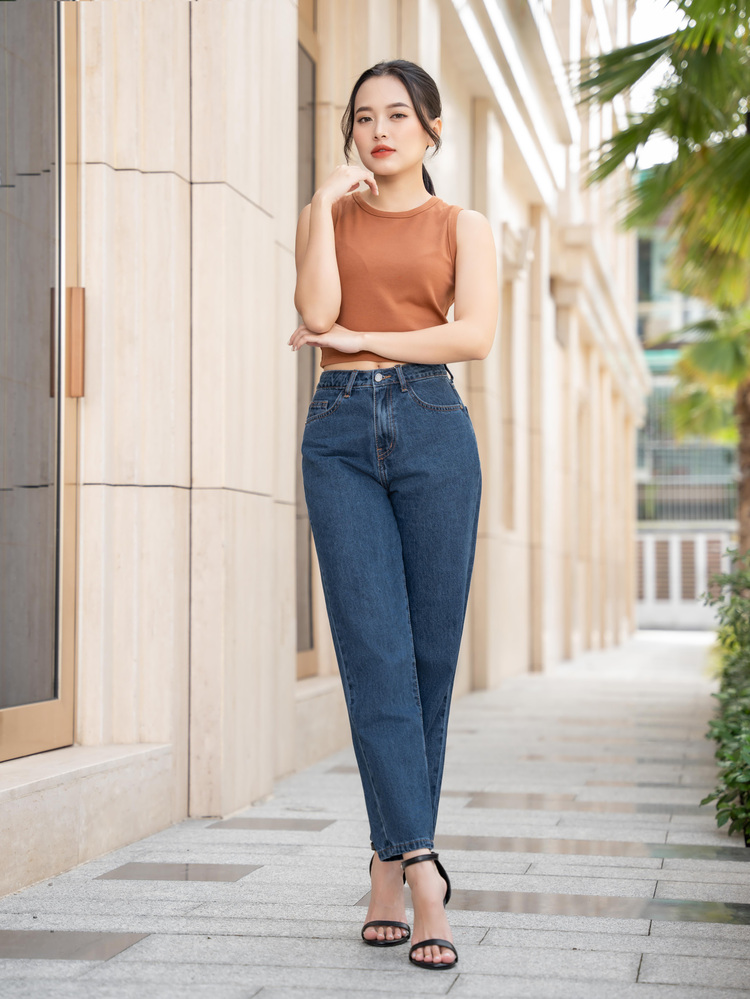 Người gầy mặc quần jean thế nào cho đẹp?