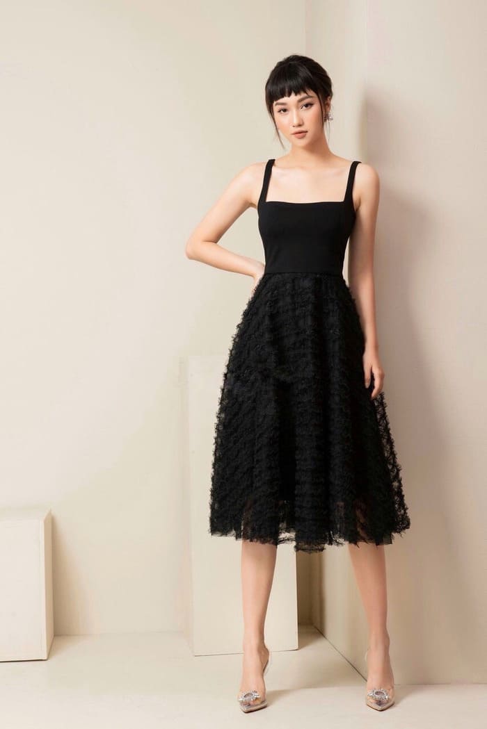 Alice dress- váy đen đính đá đi chơi đi tiệc