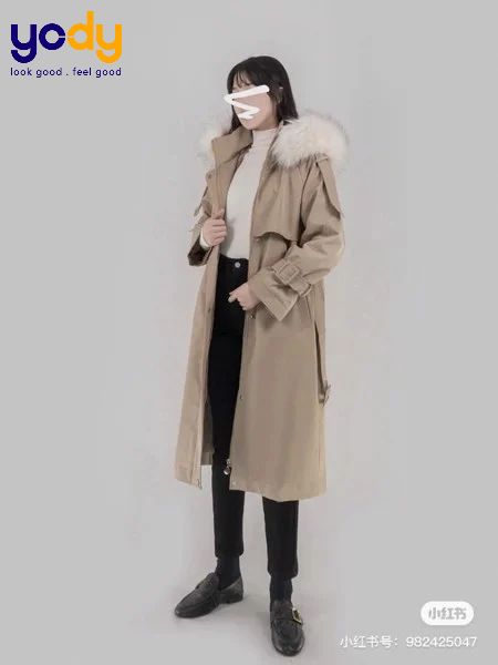 phối đồ với áo parka nữ