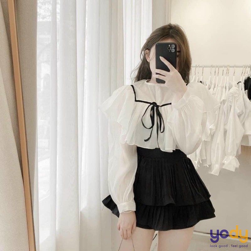 Bí quyết phối đồ với áo tay phồng DUYÊN DÁNG, CHẤT LỪ chuẩn THỜI TRANG