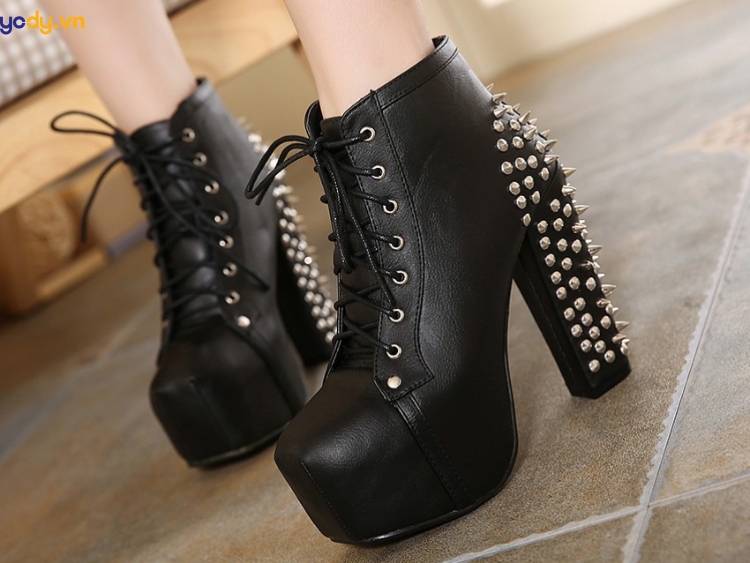 phối đồ với boot cổ ngắn mùa đông