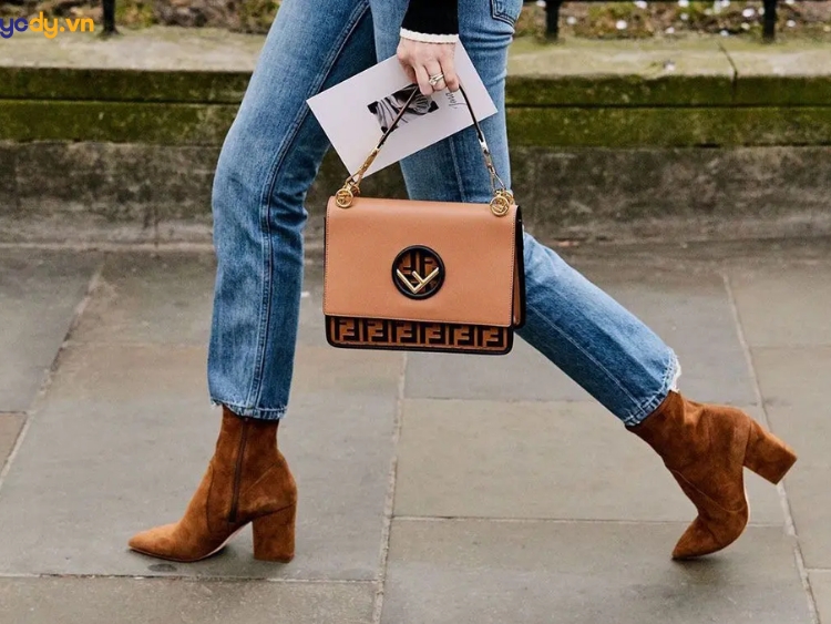 phối đồ với boot cổ ngắn mùa đông