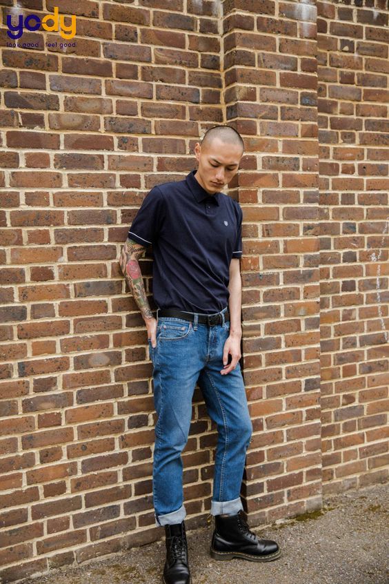 phối đồ với giày dr martens nam