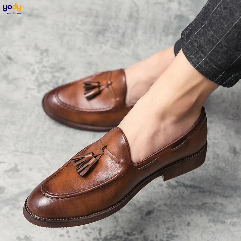 phối đồ với giày loafer nam