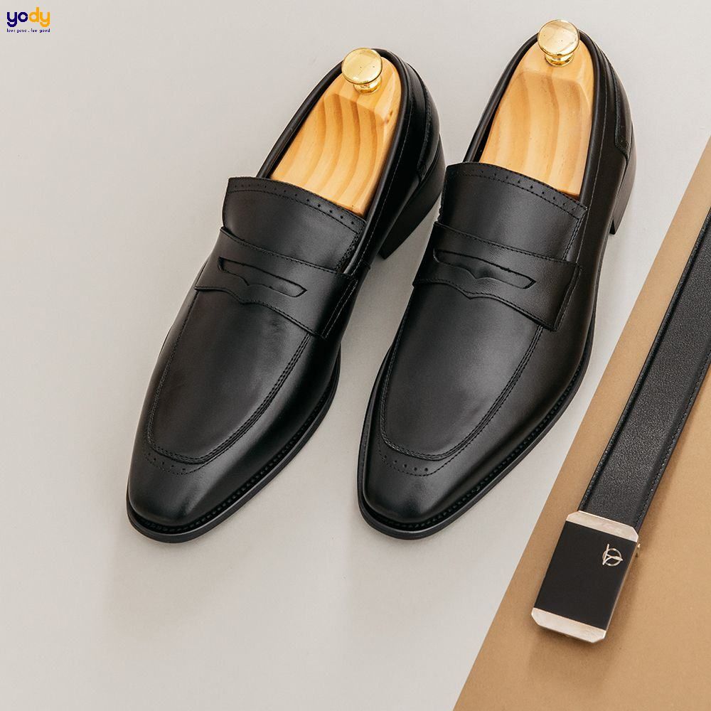 phối đồ với giày loafer nam