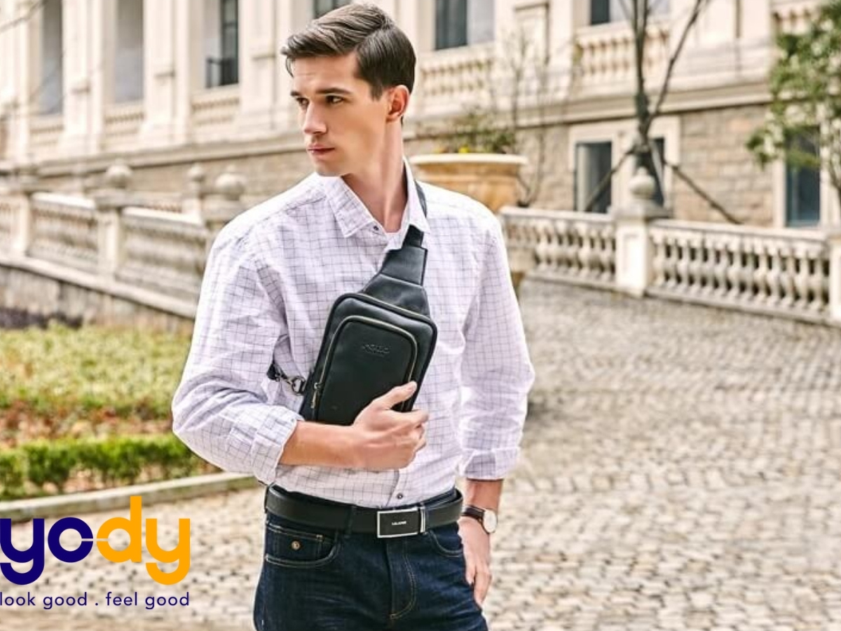 Phối đồ với túi đeo chéo nam độc đáo và thời trang nhất thời đại