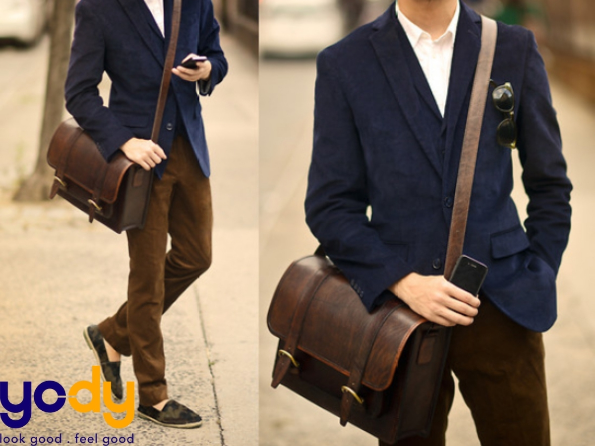 Phối đồ với túi đeo chéo nam độc đáo và thời trang nhất thời đại
