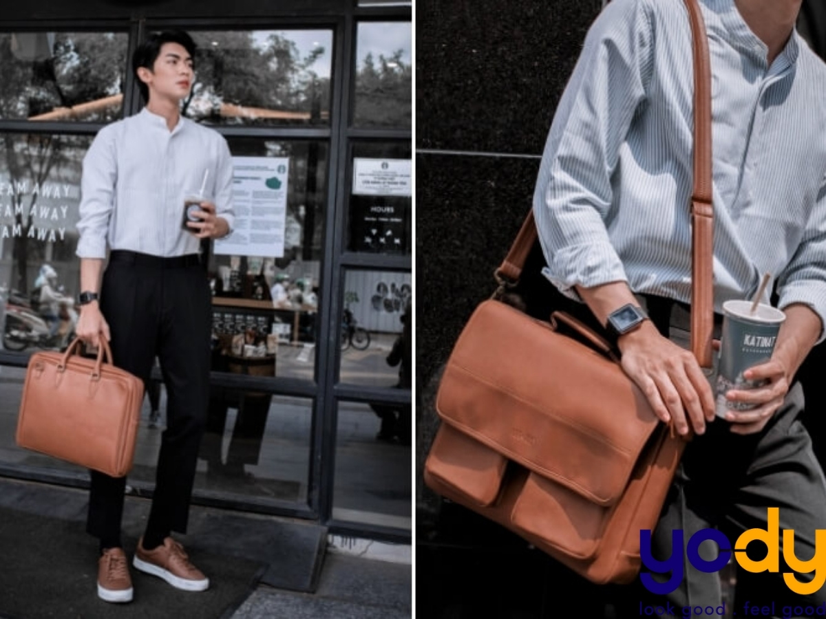Phối đồ với túi đeo chéo nam độc đáo và thời trang nhất thời đại