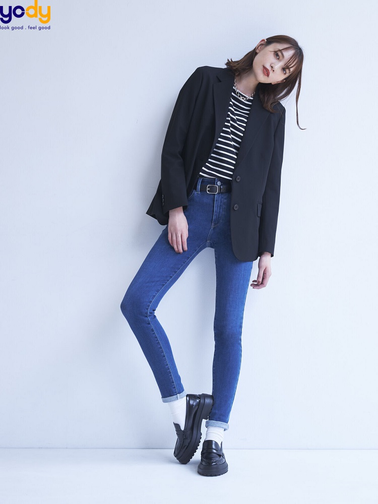 cách phối đồ mùa đông với quần jean
