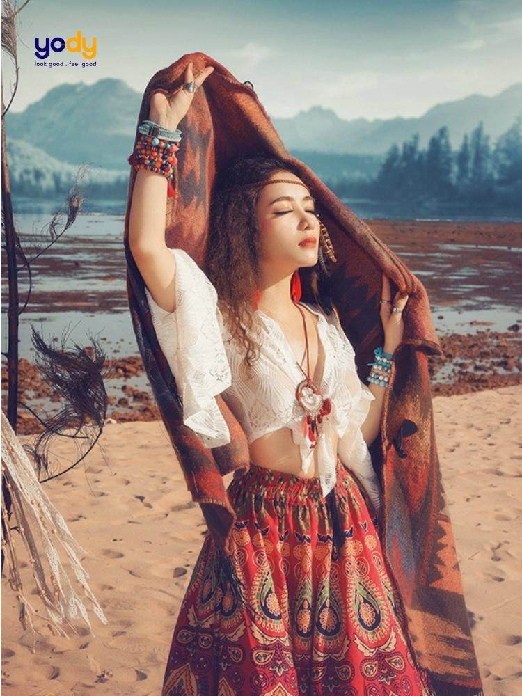  Chân váy hoạ tiết nhất định  Chắp Vá  Bohemian Vintage  Facebook